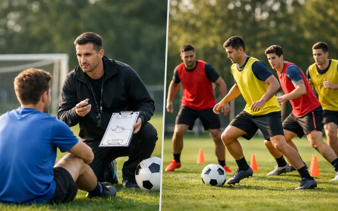 Soccer Coaching vs Team Training